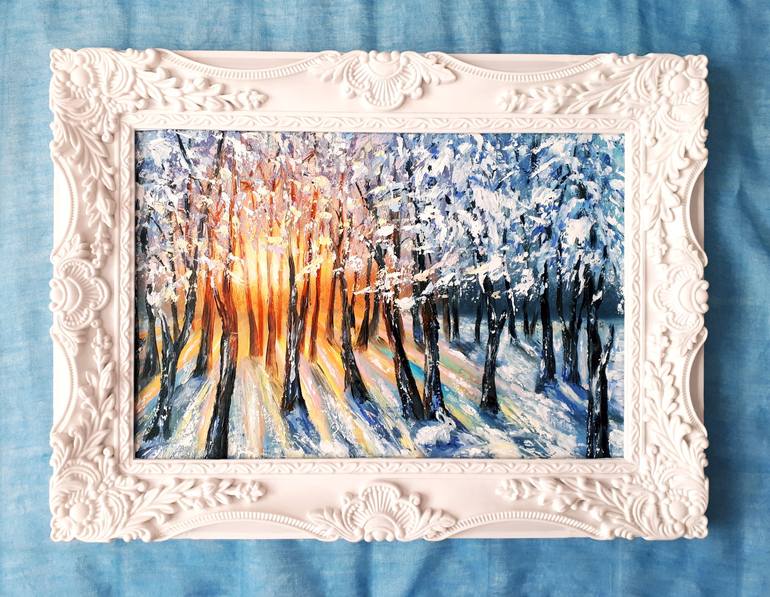 Original Impressionism Landscape Painting by Tatyana Orlovetskaya