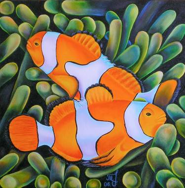 Print of Art Deco Fish Paintings by Tatyana Orlovetskaya
