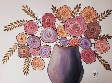 Original Abstract Floral Paintings by Tatyana Orlovetskaya