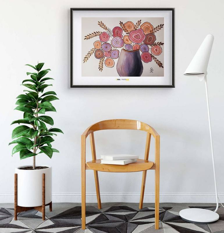 Original Floral Painting by Tatyana Orlovetskaya