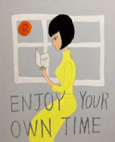 Original Contemporary Women Mixed Media by Kaori Sakaguchi