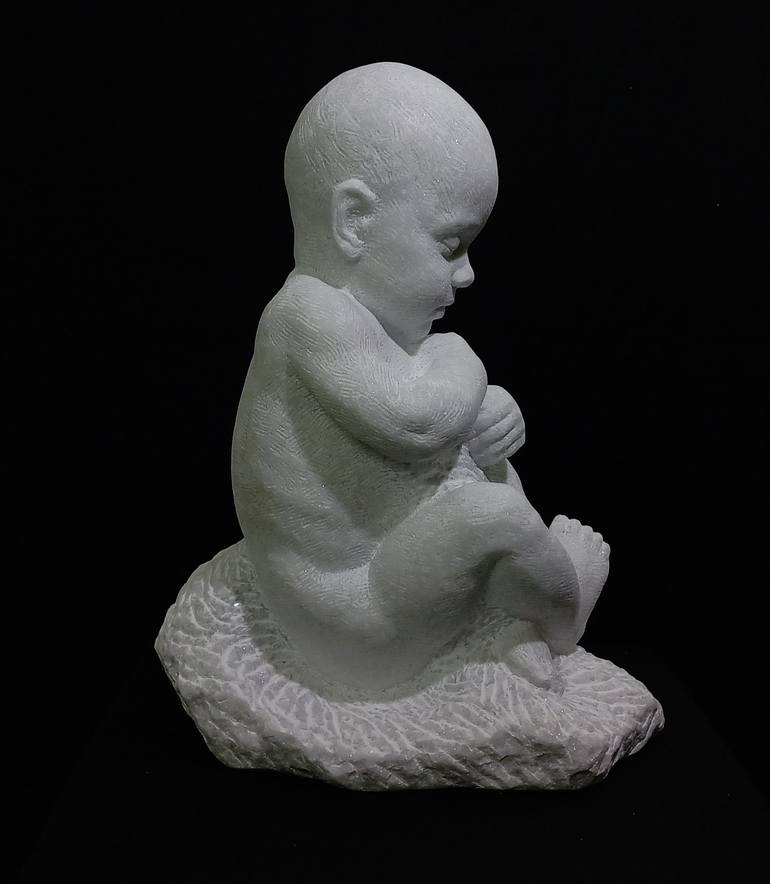 Original Children Sculpture by Milan Stefanov