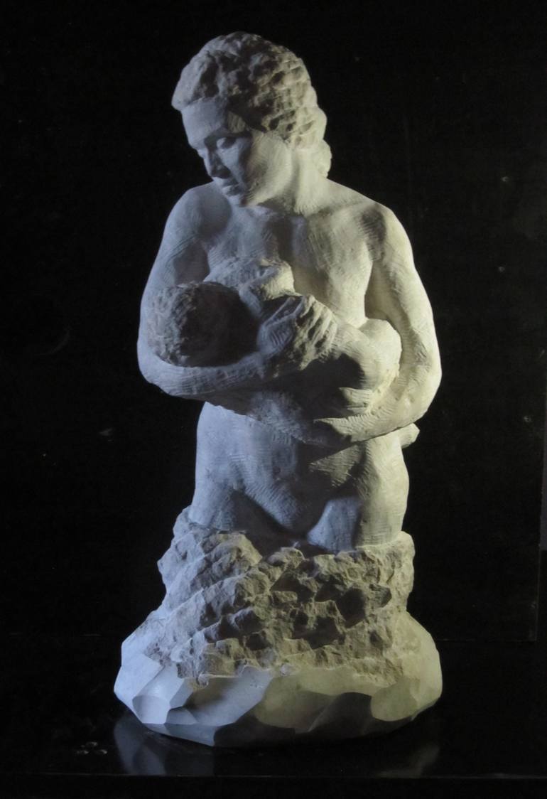 Original Figurative Women Sculpture by Milan Stefanov