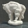 The work is handmade from snow-white Bulgarian limestone. Author's work of the Bulgarian sculptor Milan Stefanov.