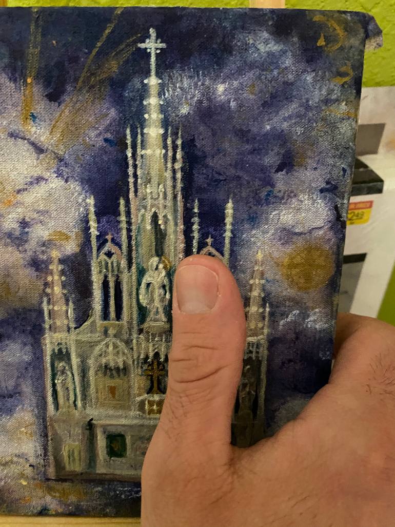 Original Expressionism Religion Painting by Shane Coffey
