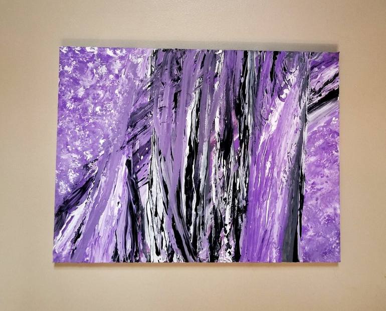 Original Abstract Family Painting by Lynne Logan