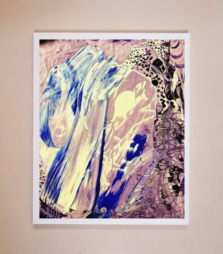 Original Abstract Expressionism Abstract Painting by Lynne Logan