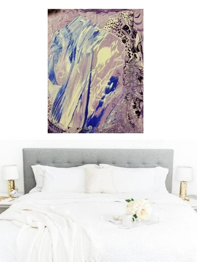 Original Abstract Expressionism Abstract Painting by Lynne Logan