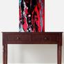 An abstract painting created using Fluid Art Techniques/Acrylic Paint Pouring.