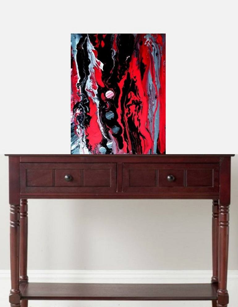Original Abstract Expressionism Abstract Painting by Lynne Logan
