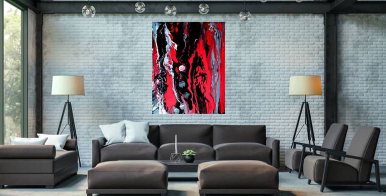 Original Abstract Expressionism Abstract Painting by Lynne Logan