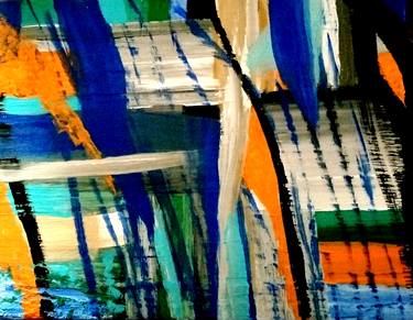 Original Abstract Expressionism Abstract Paintings by Lynne Logan