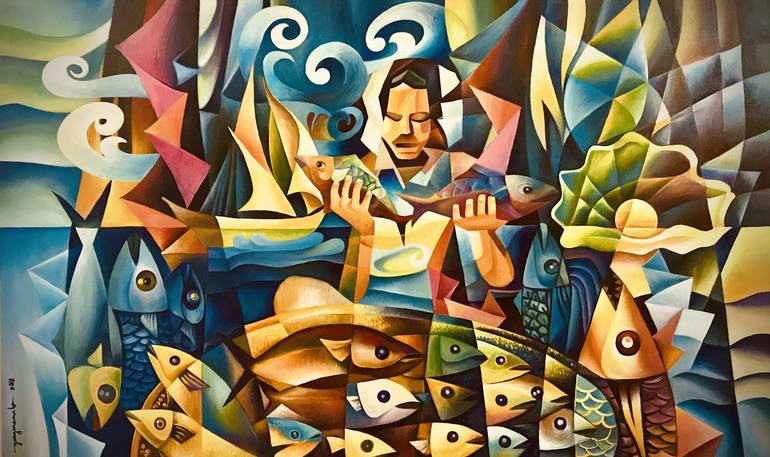 filipino fisherman painting