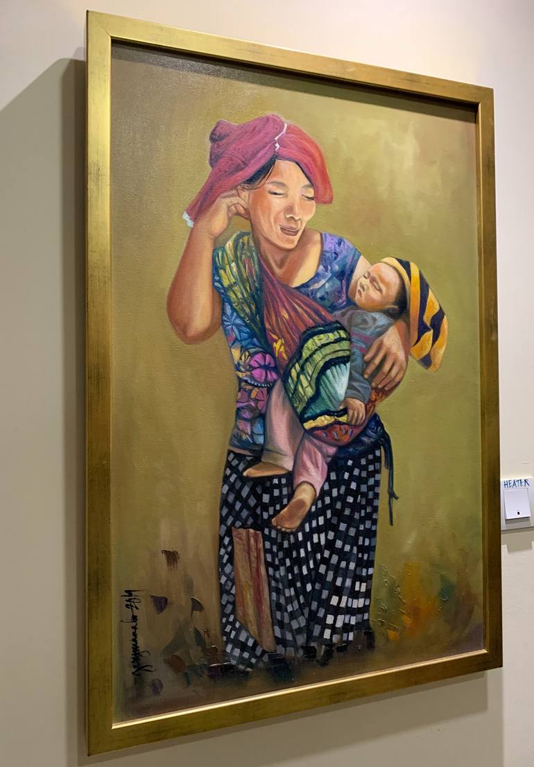 Original Photorealism People Painting by Gary Manalo