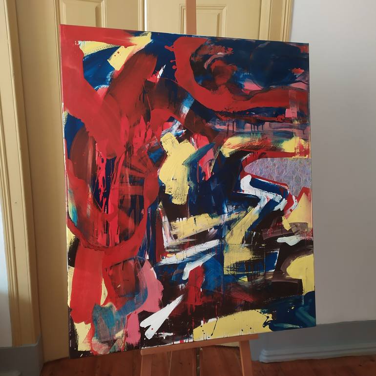 Original Abstract Painting by Batu Behram