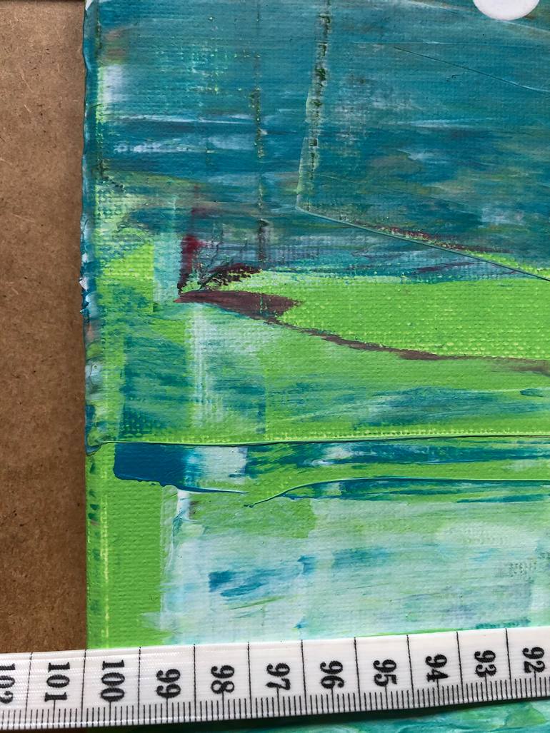 Original Expressionism Abstract Painting by Sabrina 'Stitches' Theis