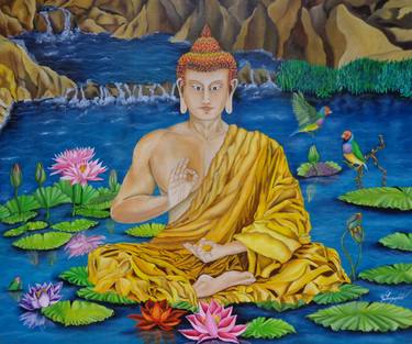 BUDDHA ON THE LAKE thumb