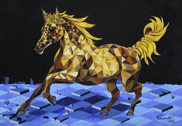 Golden horse found in my dreams thumb