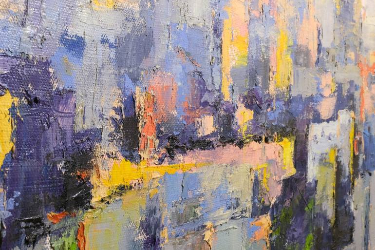 Original Abstract Landscape Painting by Andri Kovalchuk