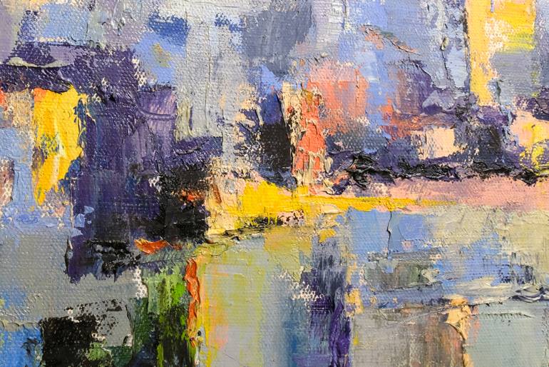 Original Abstract Landscape Painting by Andri Kovalchuk