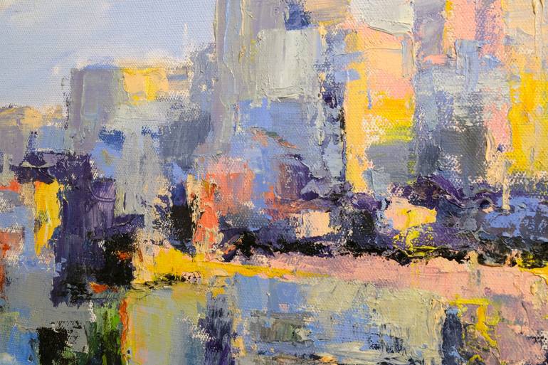 Original Abstract Landscape Painting by Andri Kovalchuk