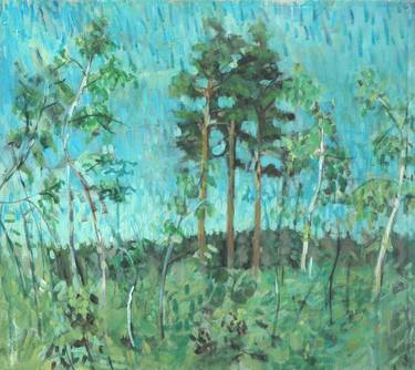 Print of Impressionism Landscape Paintings by Pete Jukka Koivunen