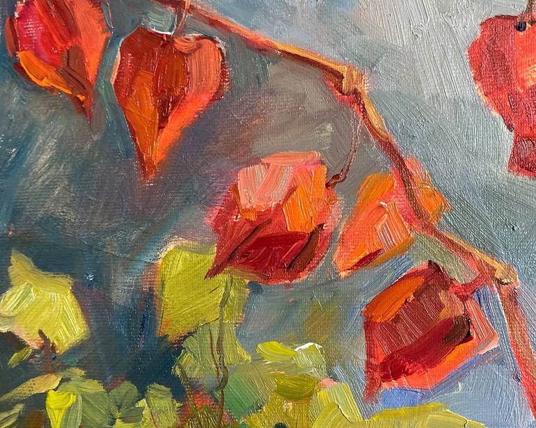 Original Impressionism Floral Painting by Oksana Gaidaenko