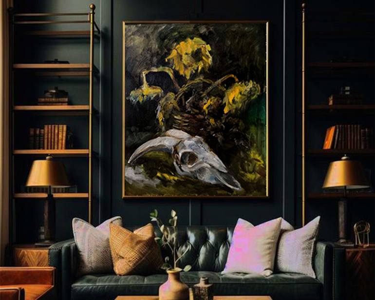 Original Impressionism Time Painting by Oksana Gaidaenko