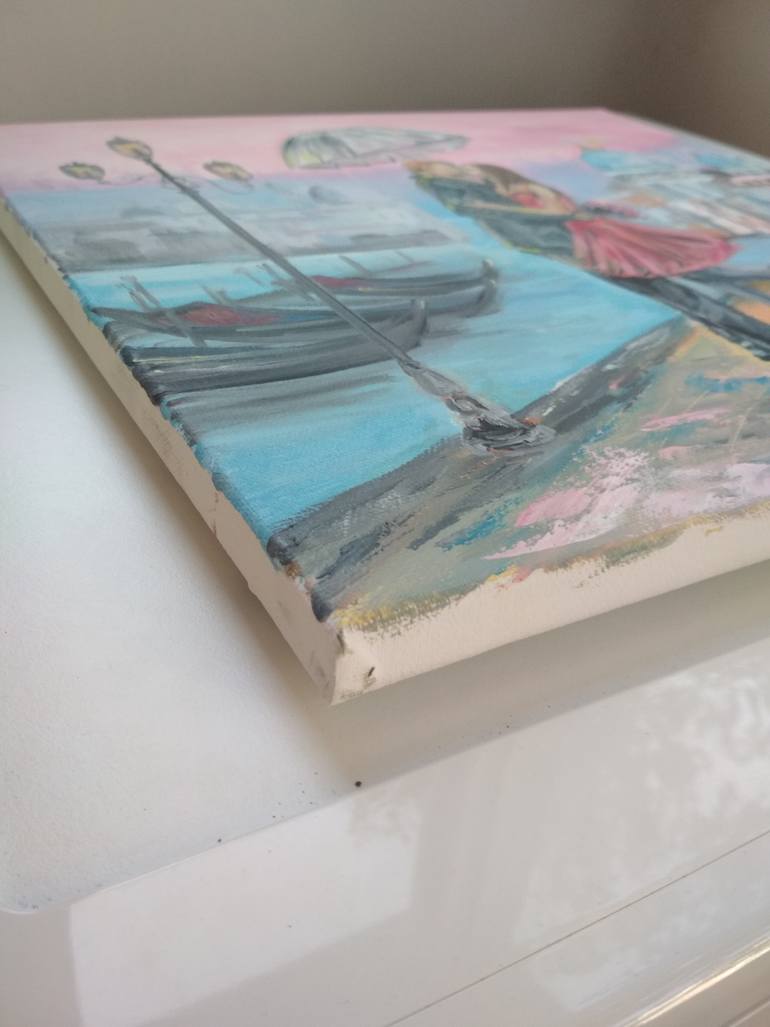 Original Impressionism Love Painting by Veselka Encheva