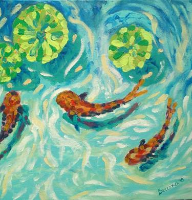 Print of Impressionism Fish Paintings by Veselka Encheva