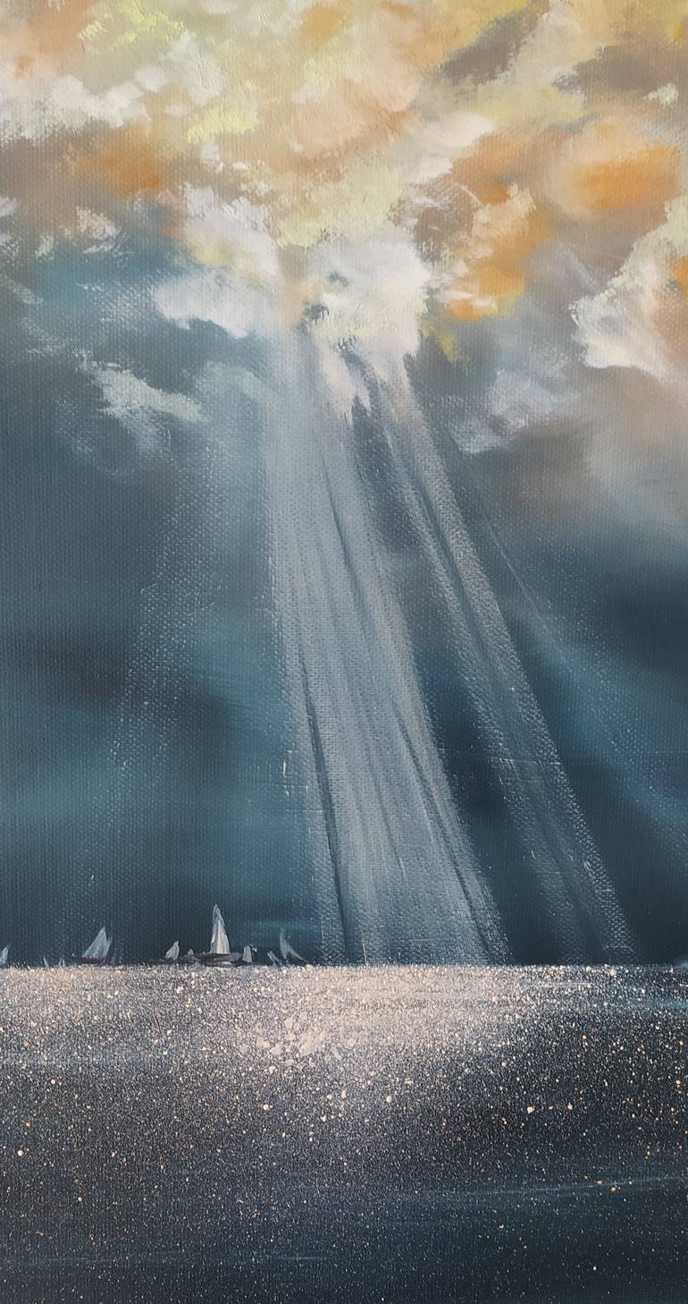 Original Impressionism Seascape Painting by Veselka Encheva