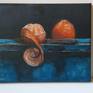 “Tangerines”still life - size 25/30 cm, oil on canvas. No outer frame. The painting is an attempt at an old-fashioned still life inspired by Dutch craftsmen. Two tangerines and a metal knife are depicted. The colors are selected so that the orange tangerines stand out as the main accent in the picture.
This picture is a great decoration in your dining area.