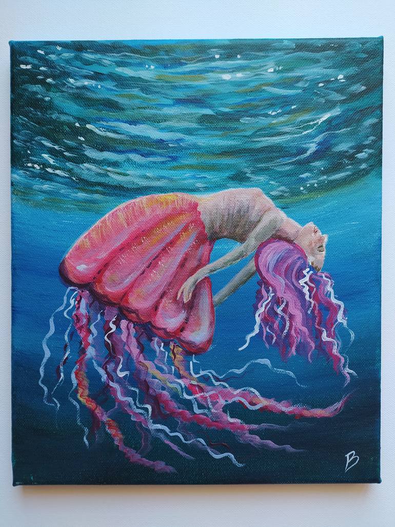 Original Surrealism Other Painting by Veselka Encheva