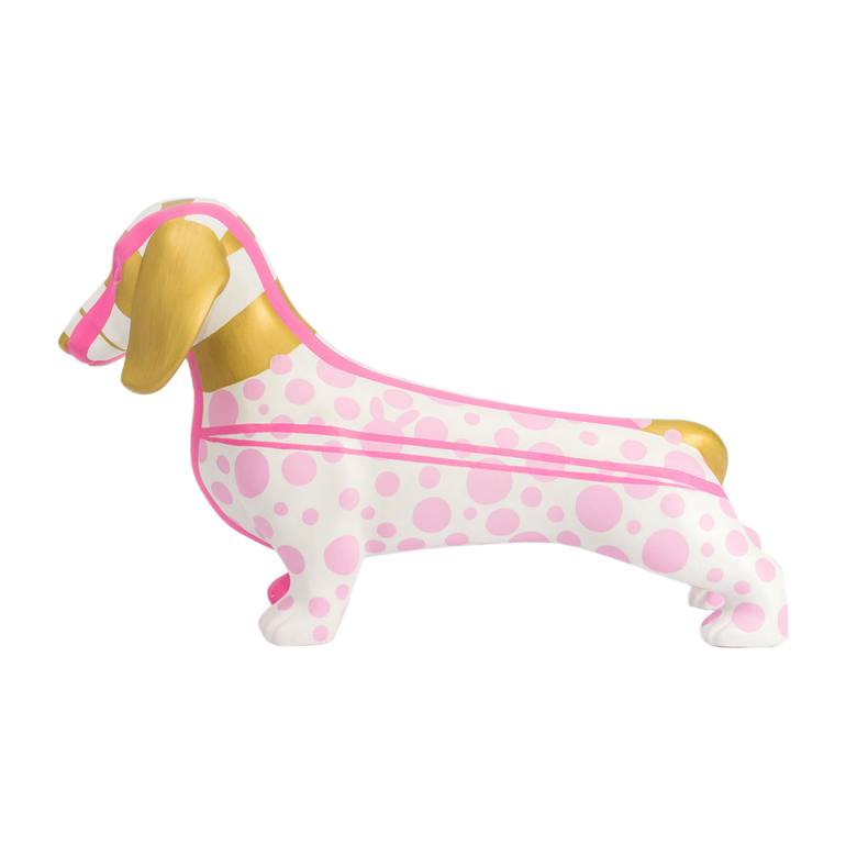 Original Abstract Animal Sculpture by Dog Art