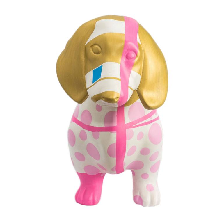 Original Abstract Animal Sculpture by Dog Art