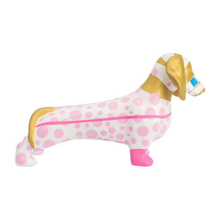 Original Abstract Animal Sculpture by Dog Art