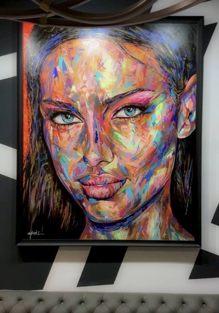 Gorgeous Girl Painting By Jason Ebrahimi Saatchi Art