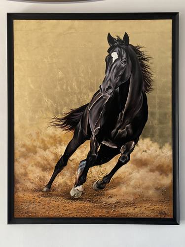 Print of Expressionism Horse Paintings by Jason Ebrahimi