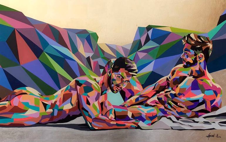 Morning Wood Painting by Jason Ebrahimi | Saatchi Art