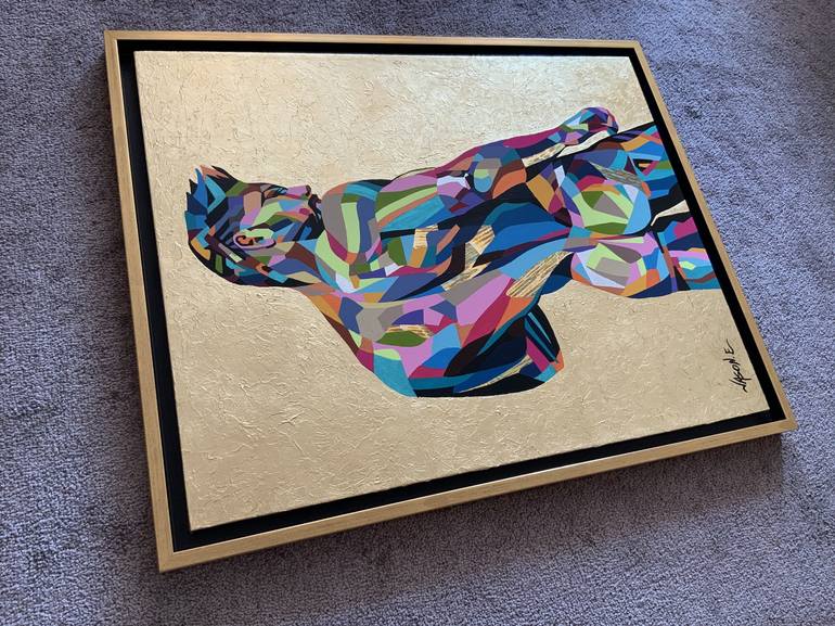 Original Geometric Painting by Jason Ebrahimi