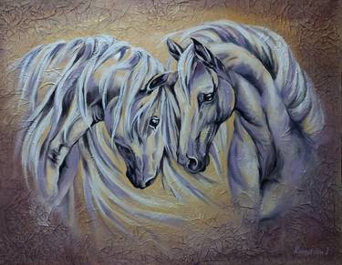 Original Impressionism Animal Paintings by Iryna Kornilova