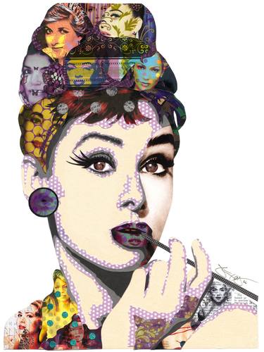 Print of Figurative Pop Culture/Celebrity Collage by Kristi Abbott