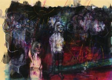 Print of Abstract Expressionism People Paintings by Barbora Myslikovjanová