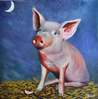Original Pop Art Animal Paintings by Carole Renaud
