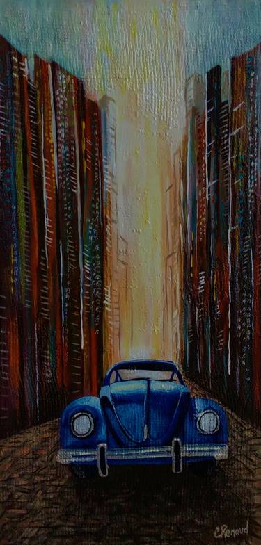 Original Automobile Paintings by Carole Renaud