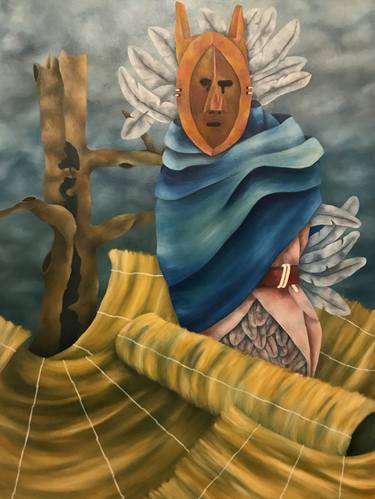 Nagual / Personal Guardian Spirit Painting by Erick Carrillo Borjas |  Saatchi Art