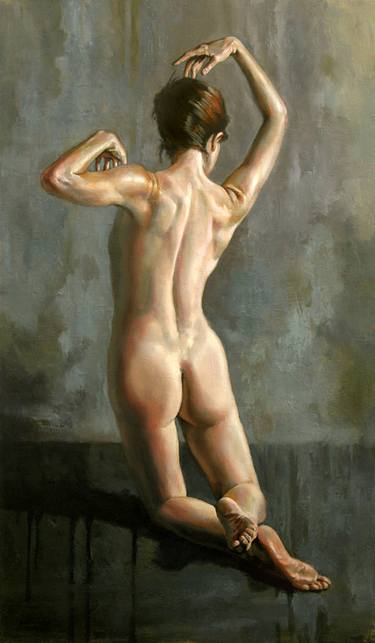 Original Fine Art Nude Paintings by Mano Sotelo