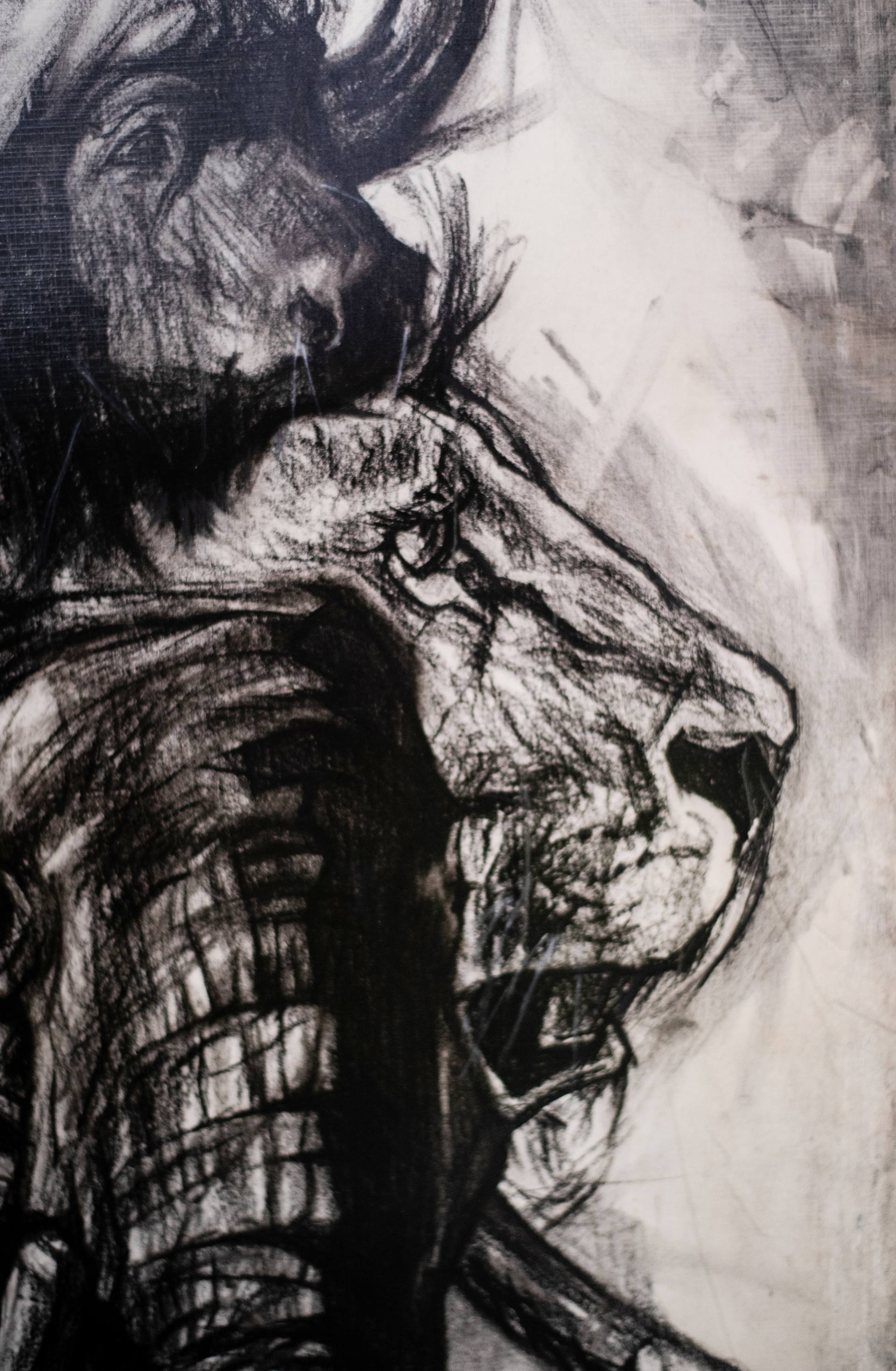 Africa's Big 5 Drawing by Jonathan Musa | Saatchi Art Canada