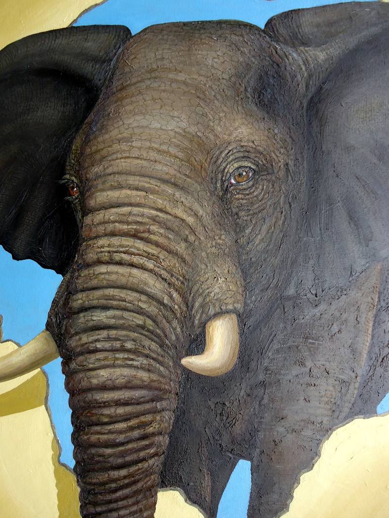 Original Conceptual Animal Painting by Grigor Velev