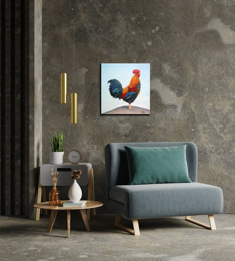 Original Realism Animal Painting by Grigor Velev